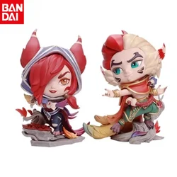 Genuine League of Legends LOL Action Figure The Rebel Xayah The Charmer Rakan Game Anime Figure Collectible Doll Model Kid Toy