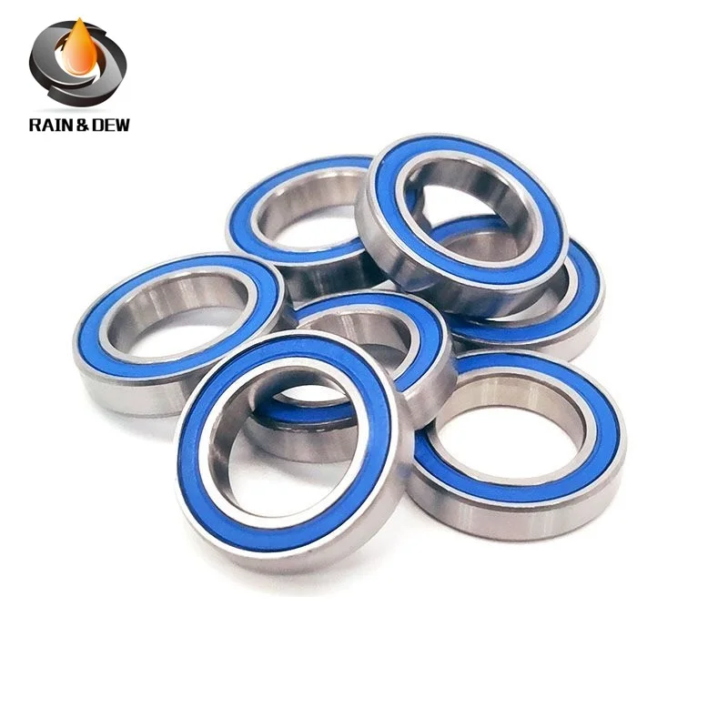 

10P 6802RS ABEC-7 Bearing 15x24x5 mm Hobby Electric RC Car Truck 6802 RS 2RS Ball Bearings 6802-2RS Blue Sealed