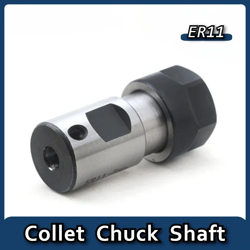 

1PC ER11 Collet Chuck Shaft Lathe Tools Spindle Extension Rod 4mm 5mm 6mm 6.35mm 7mm 8mm 10mm