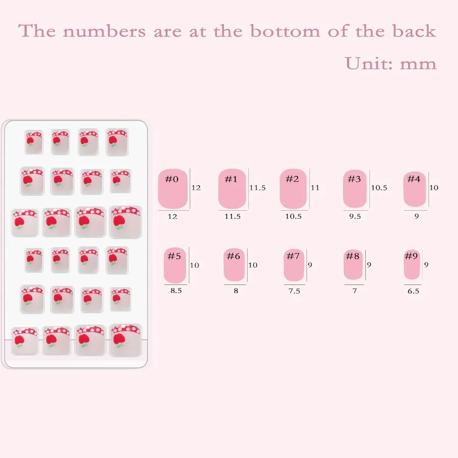 120pcs 5 Pack French Nails Press on Preglue Full Cover Short French False Nail Kits for ' Nail Art Decoration with Flower Desig