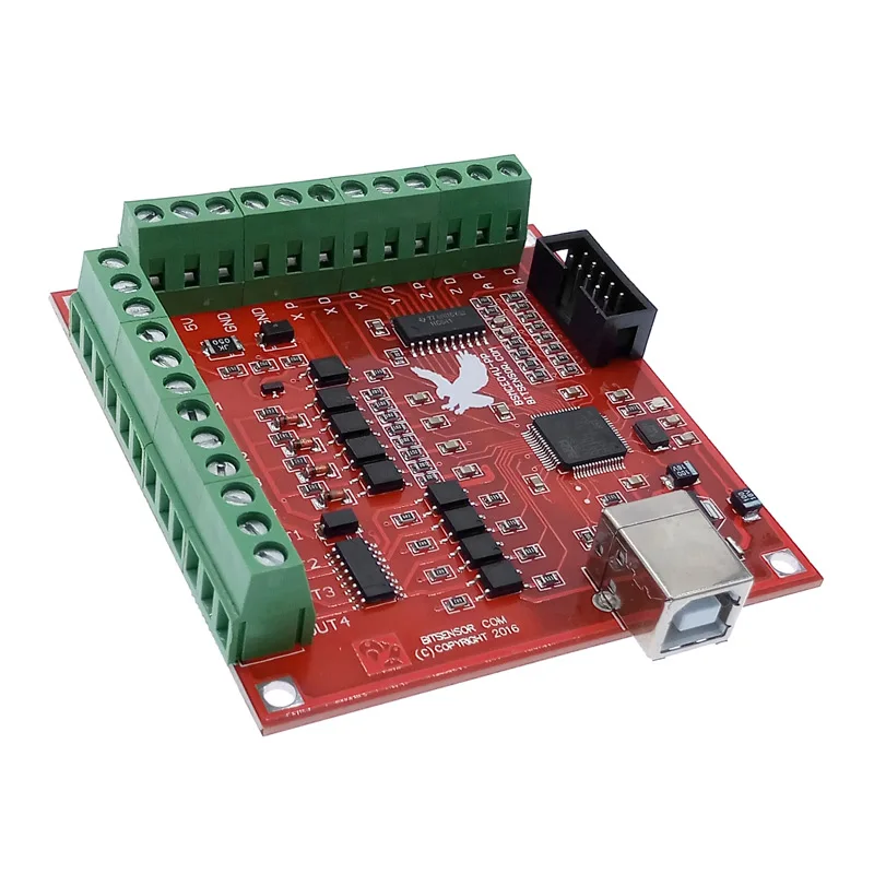 CNC USB Breakout Board MACH3 4 Axis Interface Driver Motion Controller Driver Board 100Khz