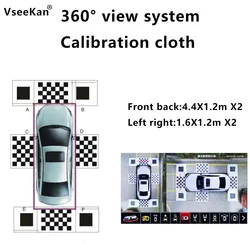 Automatyczna tkanina do kalibracji do 360 ° panoramicznego systemu obrazu do debugowania materiału