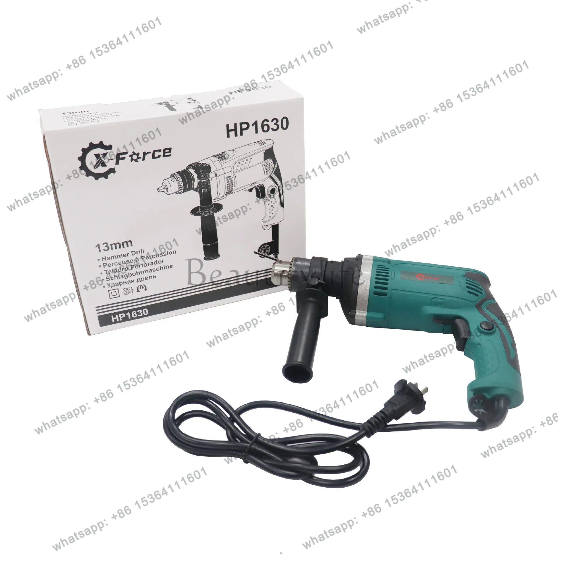 Furadeira de Impacto Elétrica 110V 13MM Multifuncional Portátil Pequena para Uso Doméstico Ferramentas Elétricas Venda Direta