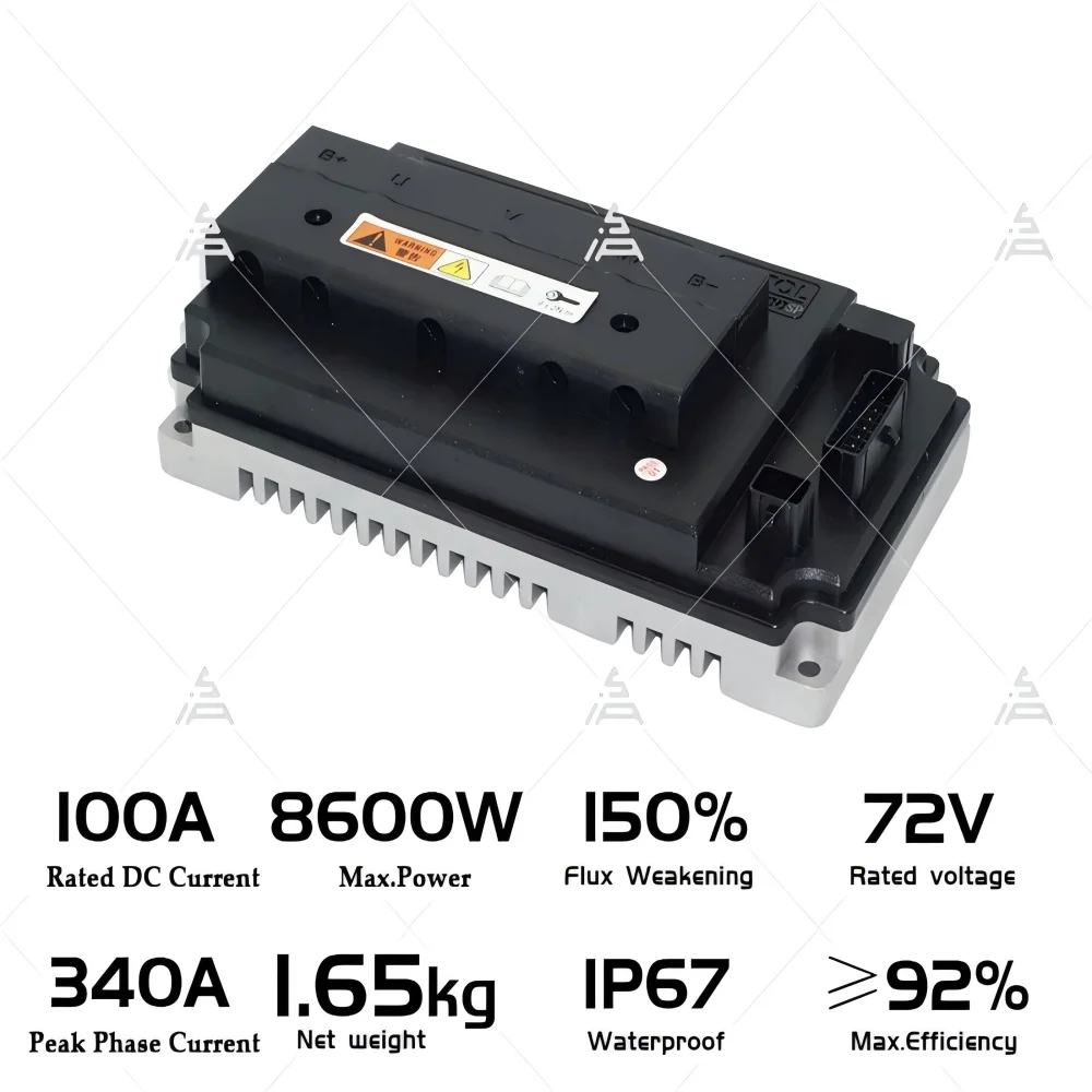 QS MOTOR 2000W 72V Electric Bike Motor Kit 14T Sprocket EM100-5.0 Controller 70km/h Speed New 120 2000W Hall Mid Drive Motor