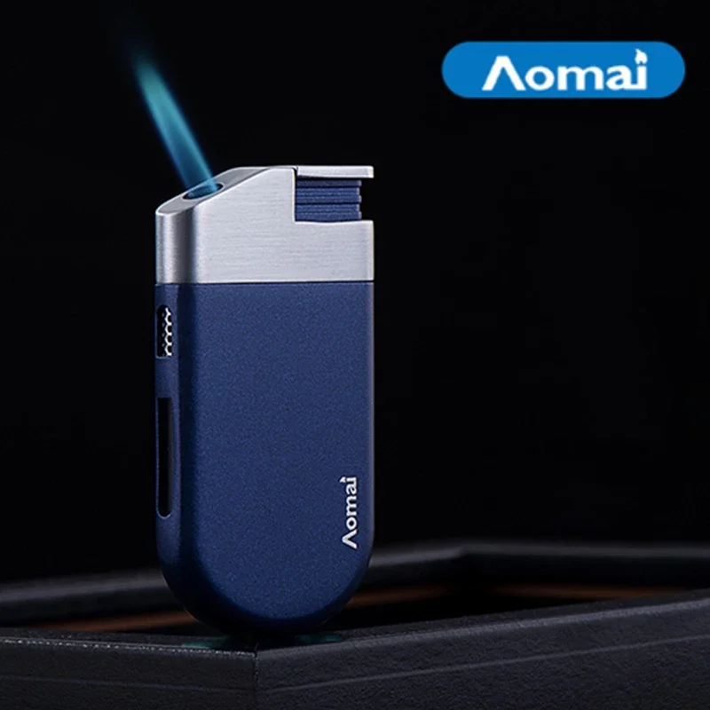 Encendedor Jet Azul Recargable Cortavientos