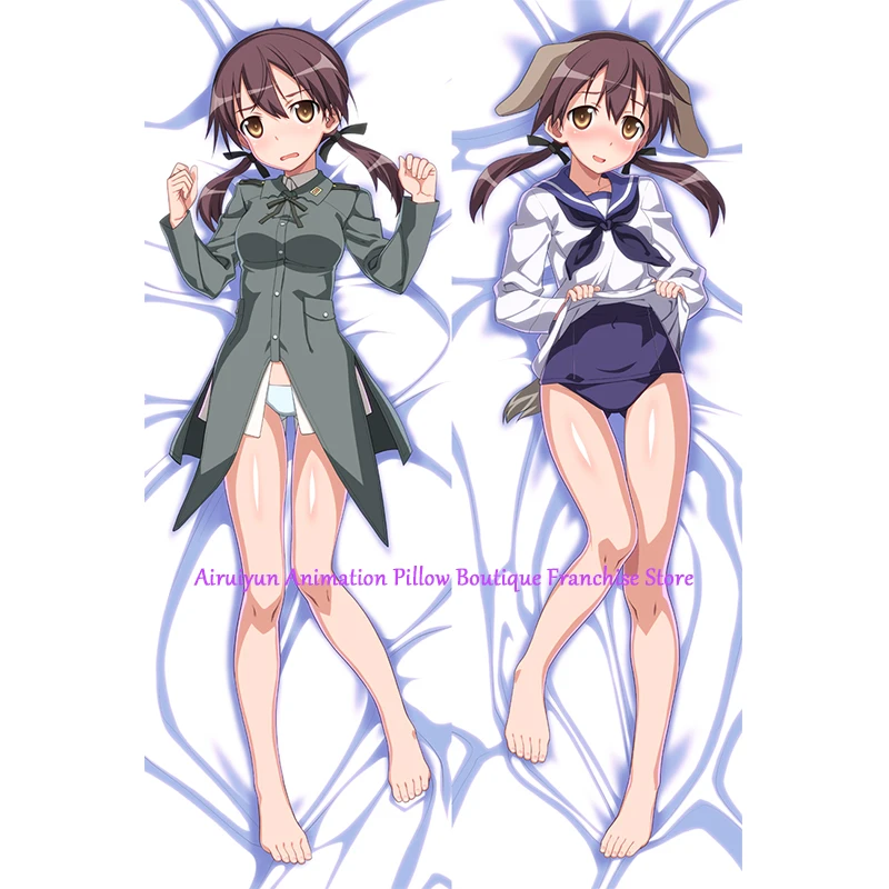 

Anime Dakimakura Pillow Case Beautiful Girl Sexy and Busty Beautiful Girl Double-Sided Halloween Decoration