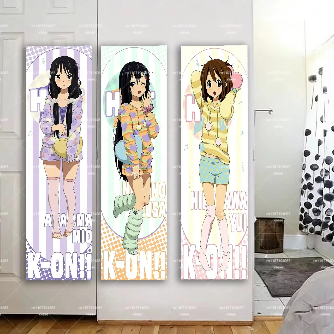 Cute Anime Girl Wall Tapestry Kawaii Character Poster Hanging Fabric Banner Bedroom Living Room Decor Aesthetic Room Wall Gift