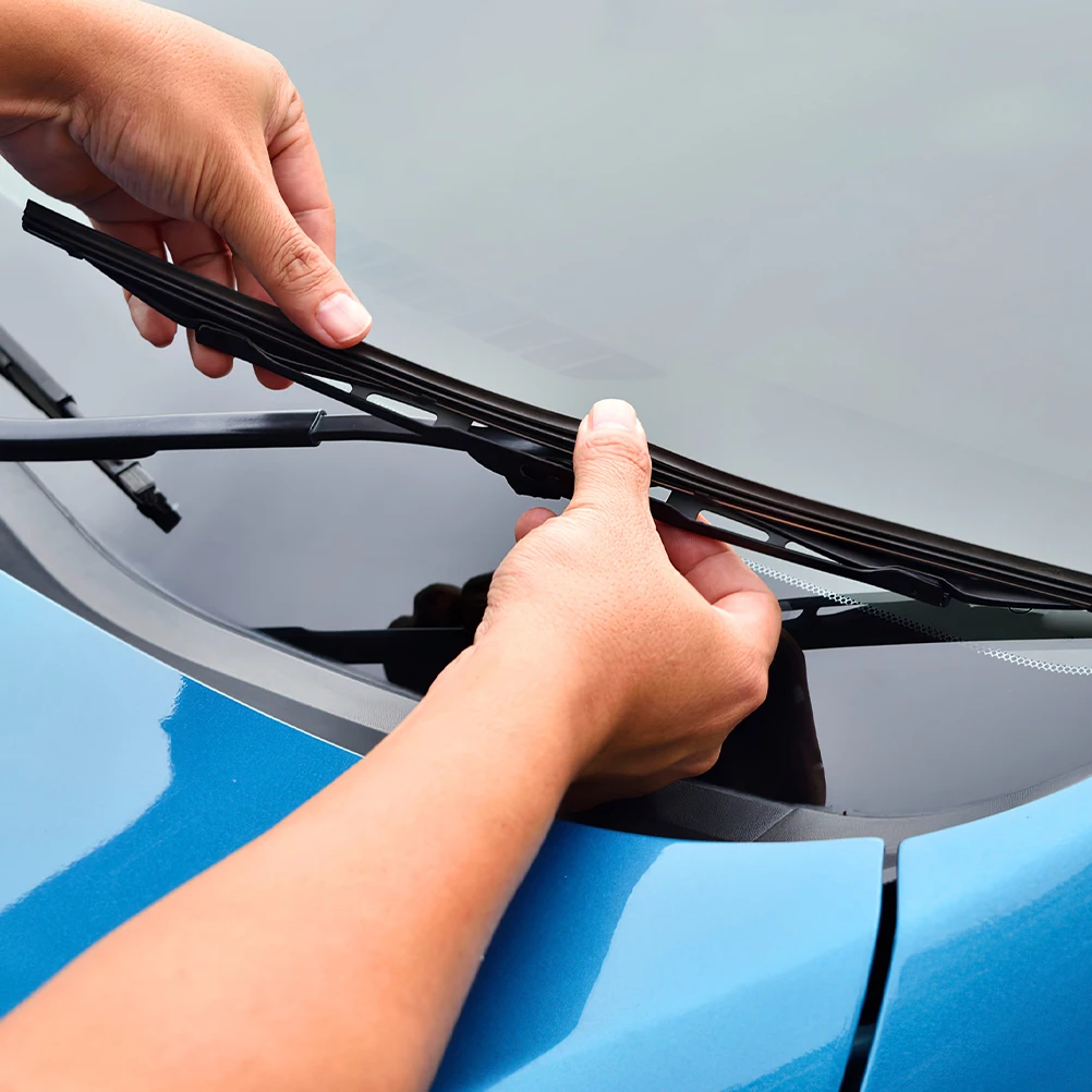

4pcs Frameless Windshield Wiper Rubber Strips Replacement Car Wiper Blades Refills Weather Resistant Durable Smooth Easy Install