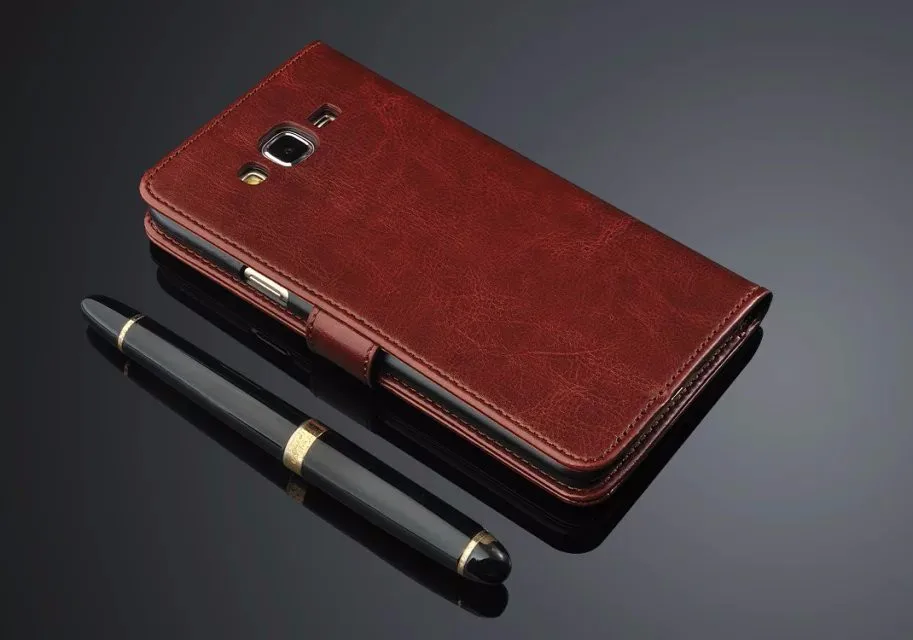 תיק עור ארנק אמיתי עבור גלקסיה Samsung a3 a5 j7 j5 j7 2016 כיסוי לגלקסיה s5 s6 s7 קצה כיסוי