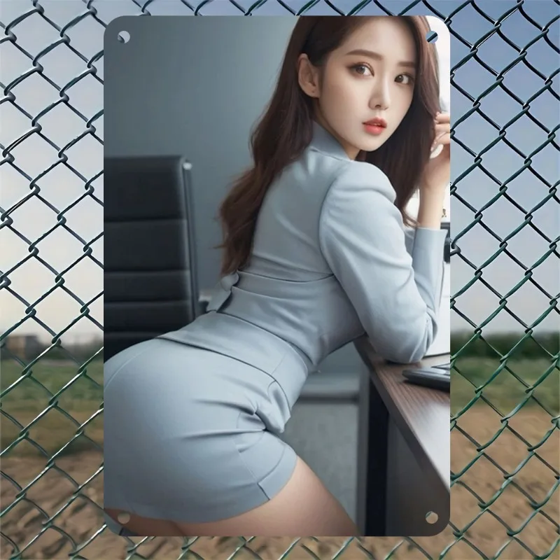 

Vintage Metal Tin Sign 8x12 Inch - Elegant Wall Art for Home, Bar, Cafe & Office Decor