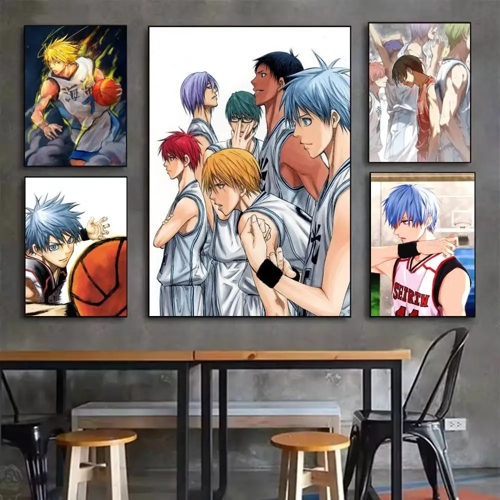

Kuroko's Basketball Tetsuya Kuroko Poster Waterproof HD Art Wall Decal Self-Adhesive Print
