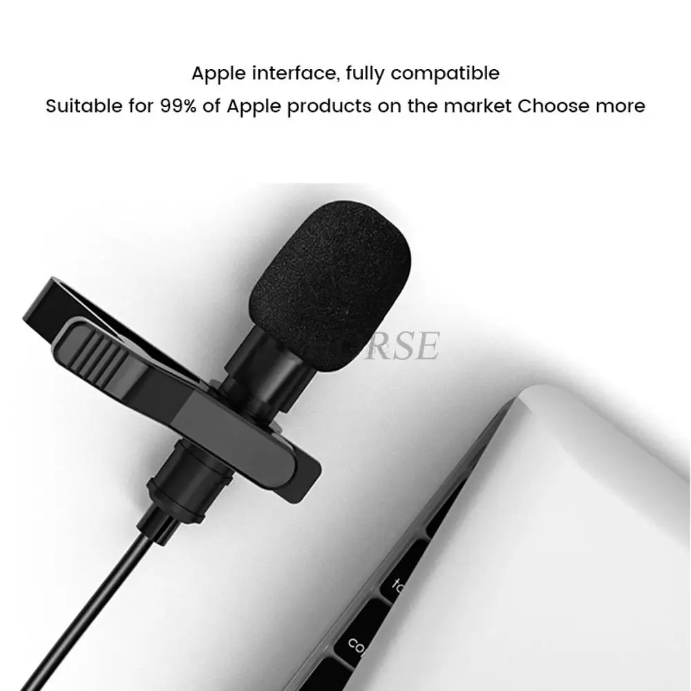 C타입 라발리에 마이크, DJI OSMO 포켓 3 액션 2 액션 3 액션 4 용, 고음질 오디오 케이블 어댑터 액세서리