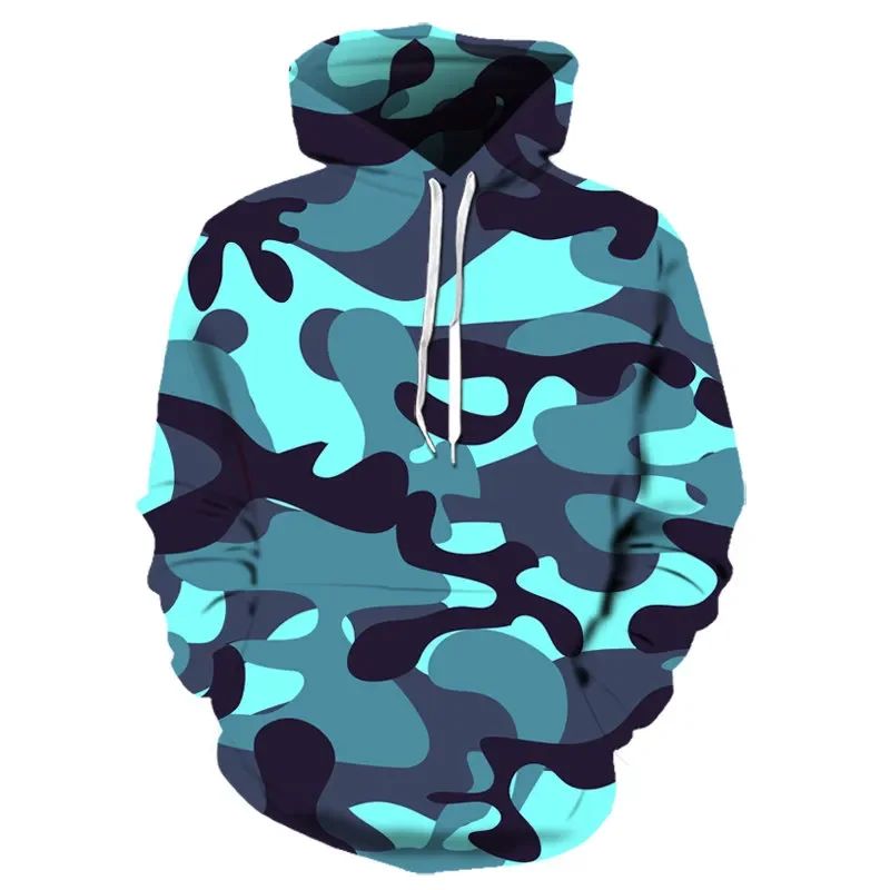 

Fashion Hot Camouflage Pattern 3d Print Men Women Laxity Hoodie Casual Plus Sized Pullover Popular Polyester Trend Men Clothing