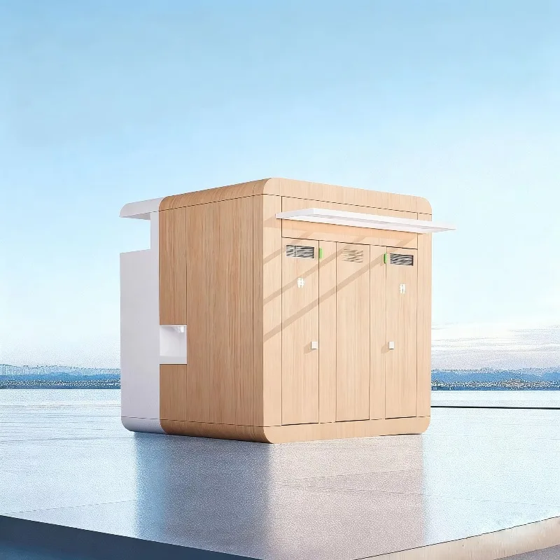 Toilette mobile intelligente da esterno ad alta capacità - Utilizzo per 6 persone, facile da trasportare