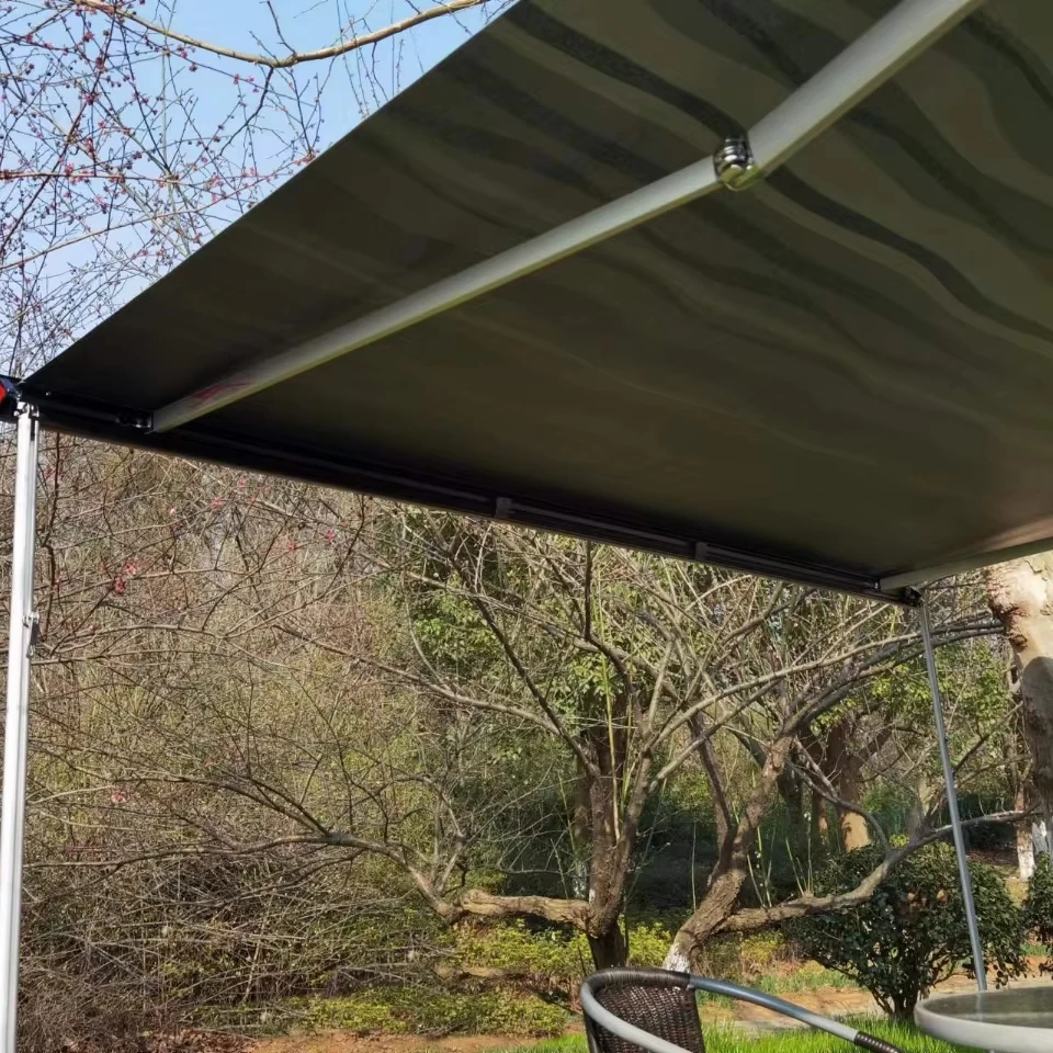 4.5X2.5m Campervan RV Body Parts Camping Trailer Accessories RV Side Canopy Recreation Vehicle Tourist RV