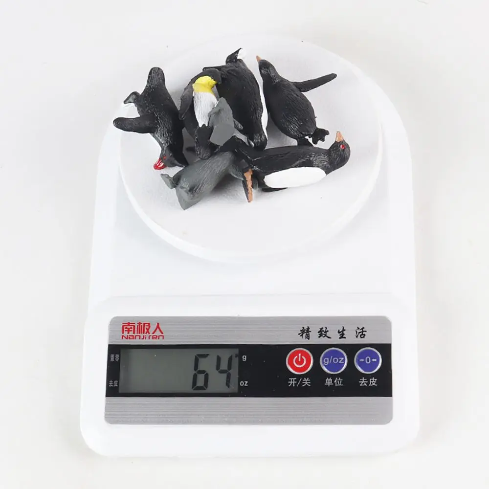 โมเดลสัตว์อาร์กติกขนาดเล็กสำหรับการเรียนรู้วิทยาศาสตร์ในวัยเริ่มต้น รูปปั้นกวางเรนเดียร์ หมาป่า เพนกวิน หมีขั้วโลก สุนัขจิ้งจอก กระต่าย