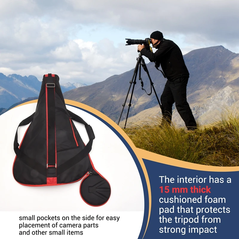 Black Tripod Bag Camera Bladder Bag Travel Case For Manfrotto Gitzo Flm Yunteng Sirui Benro Sachtler Photography Tripod Protecti