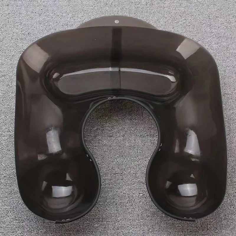 Black Neck Tray For Salon Hairdresser Beauty Medicine Non-spill  Free Perm Hair Coloring Shoulder Neck Tray Medicine Water Sink