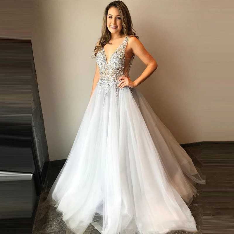 Tulle V-Neck Ball G… - image