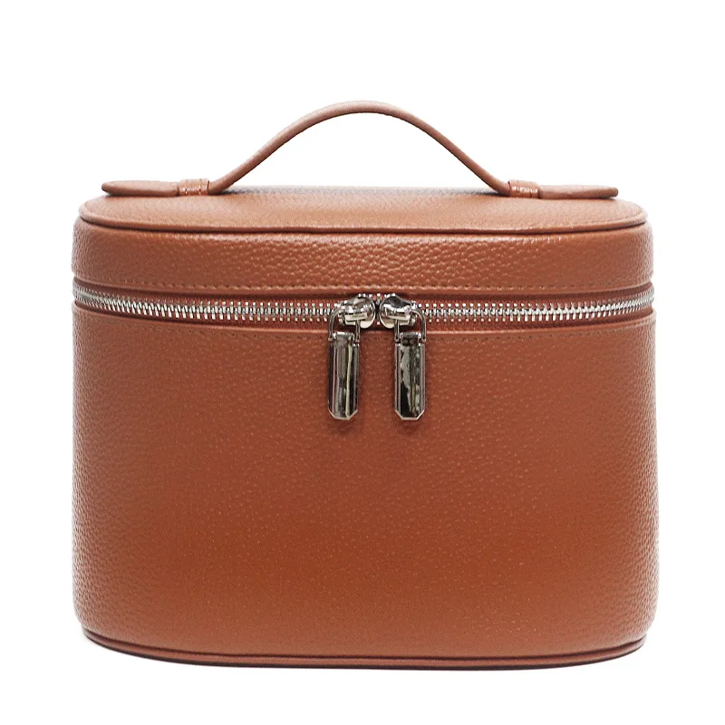 Portable Cosmetic Organizer Bags, Makeup Bag, Toiletry Bag for Women, Travel Make up Case with Compartments and Handle
