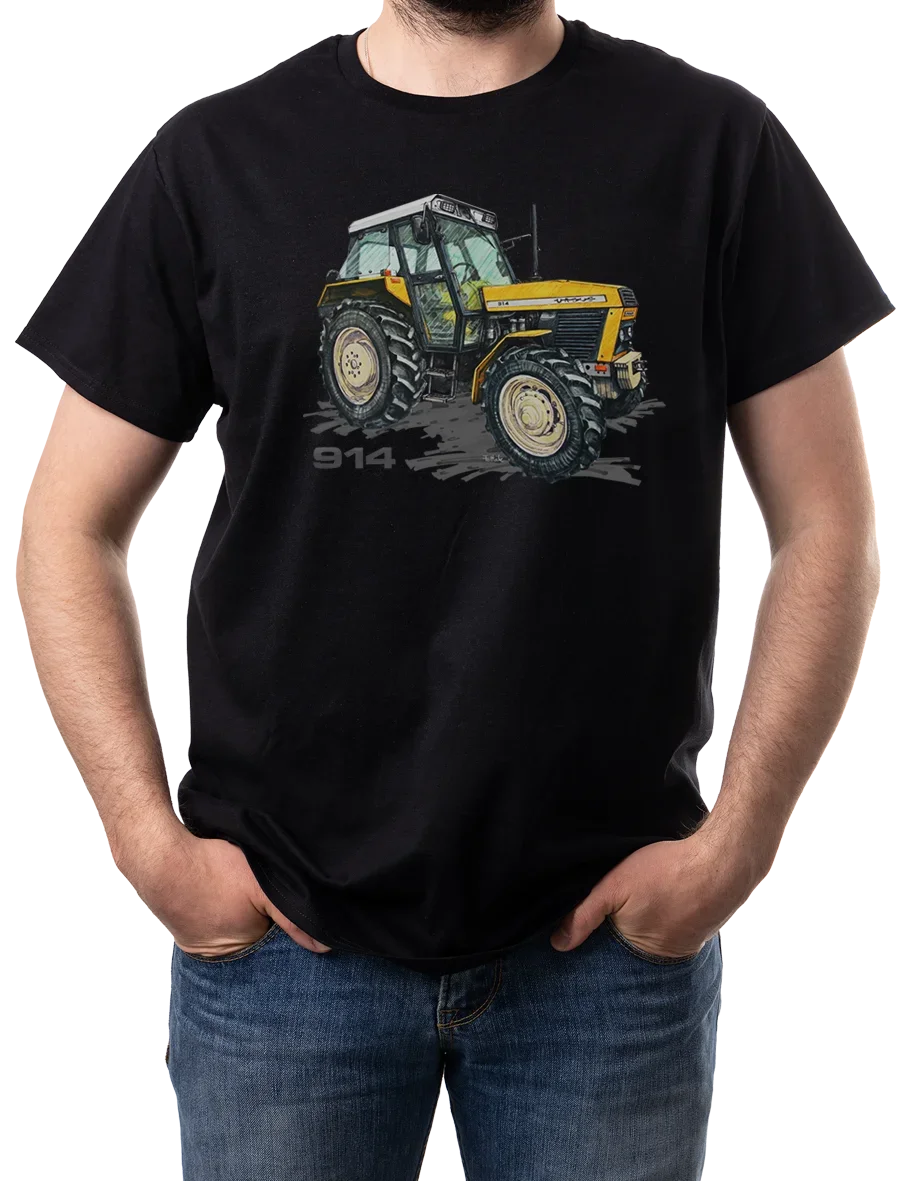 Polish 914 Tractor T-Shirt 100% Cotton O-Neck Summer Short Sleeve Casual Mens T-shirt Size S-3XL
