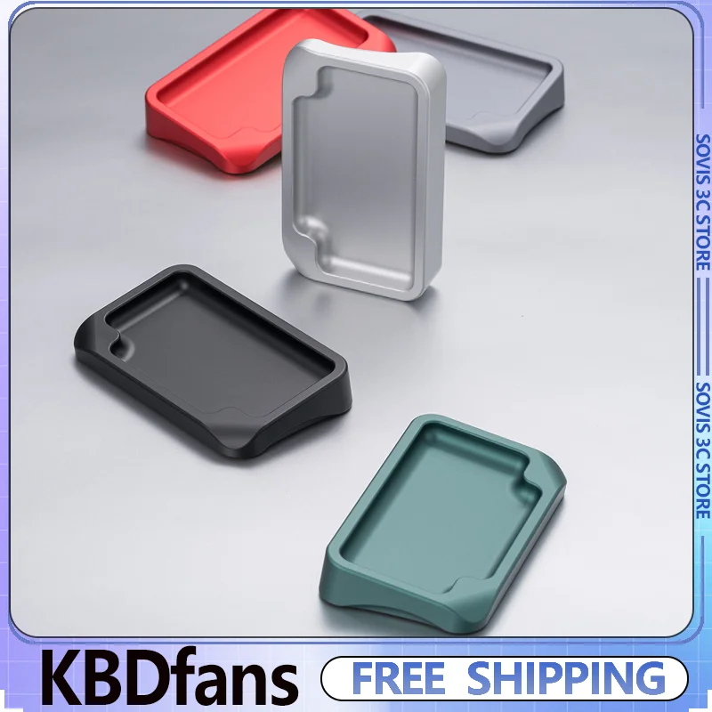 KBDfans Agar Screw Tray Anodized Aluminum Alloy Desk Organizer Tray Desk Ornament Customizable Gaming Desktop Accessory Gift