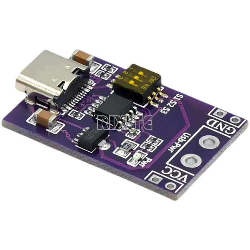 Typ-C QC AFC PD2.0 PD3.0 do DC Spoof Scam Fast Charge Trigger Polling Detector USB-PD Notebook Power Supply Change Board Module