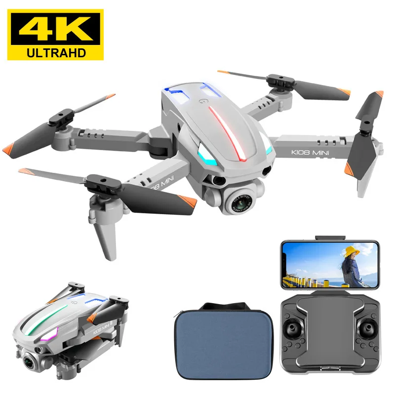 K108 Mini Foldable Lights Drone HD 4K Aerial Dual Camera RC Quadcopter Accessories Battery Motor Arm Propeller Blade Main Body