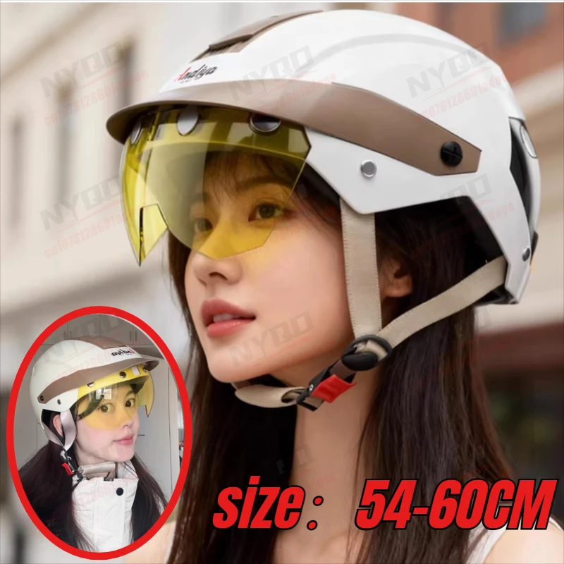 

Новый мотошлем 2026 года с магнитным солнцезащитным визором, сертифицированный 3C, для мужчин и женщин