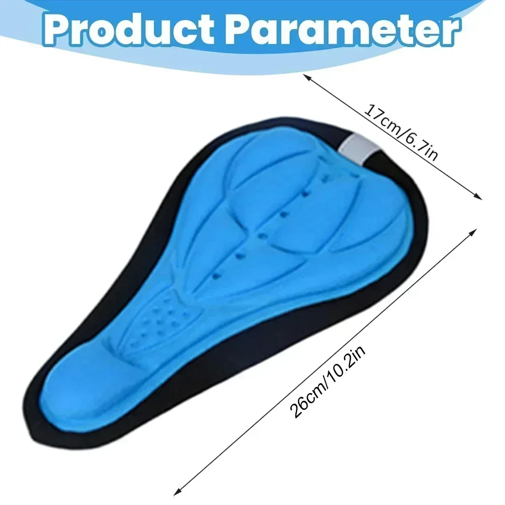 1PCS Gel Padded Bike Seat Cover Extra Soft Comfy for Men Women Comfort,with Stationary, Exercise,Mountain Bikes, Road & Electric