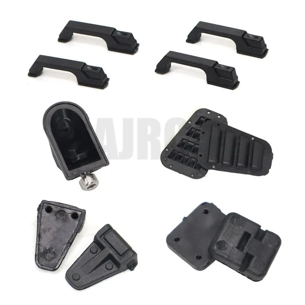 Abs Hood Hinge Fuel Tank Door Handle Plastic Air Intake Grille For 1/10 Rc Crawler Trx4 Rc4wd D90 D110 Axial Scx10