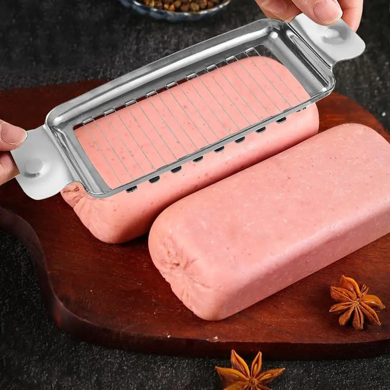 Stainless Steel Cheese Slicer Cheese Butter Slicer Kitchen Wire Cheese Slicer tool for Cutting Cheese, Butter, Eggs, Fruit