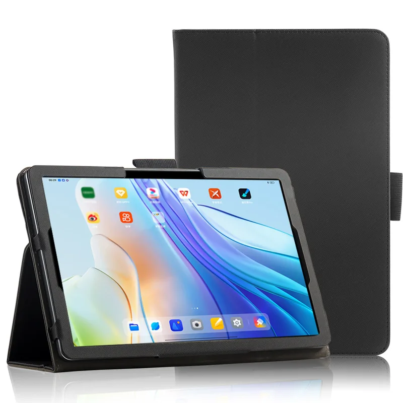 Кожаный чехол для Teclast T40 T40S T40 Air Plus 10,4 дюйма, планшетный ПК из искусственной кожи с держателем для рук + стилус
