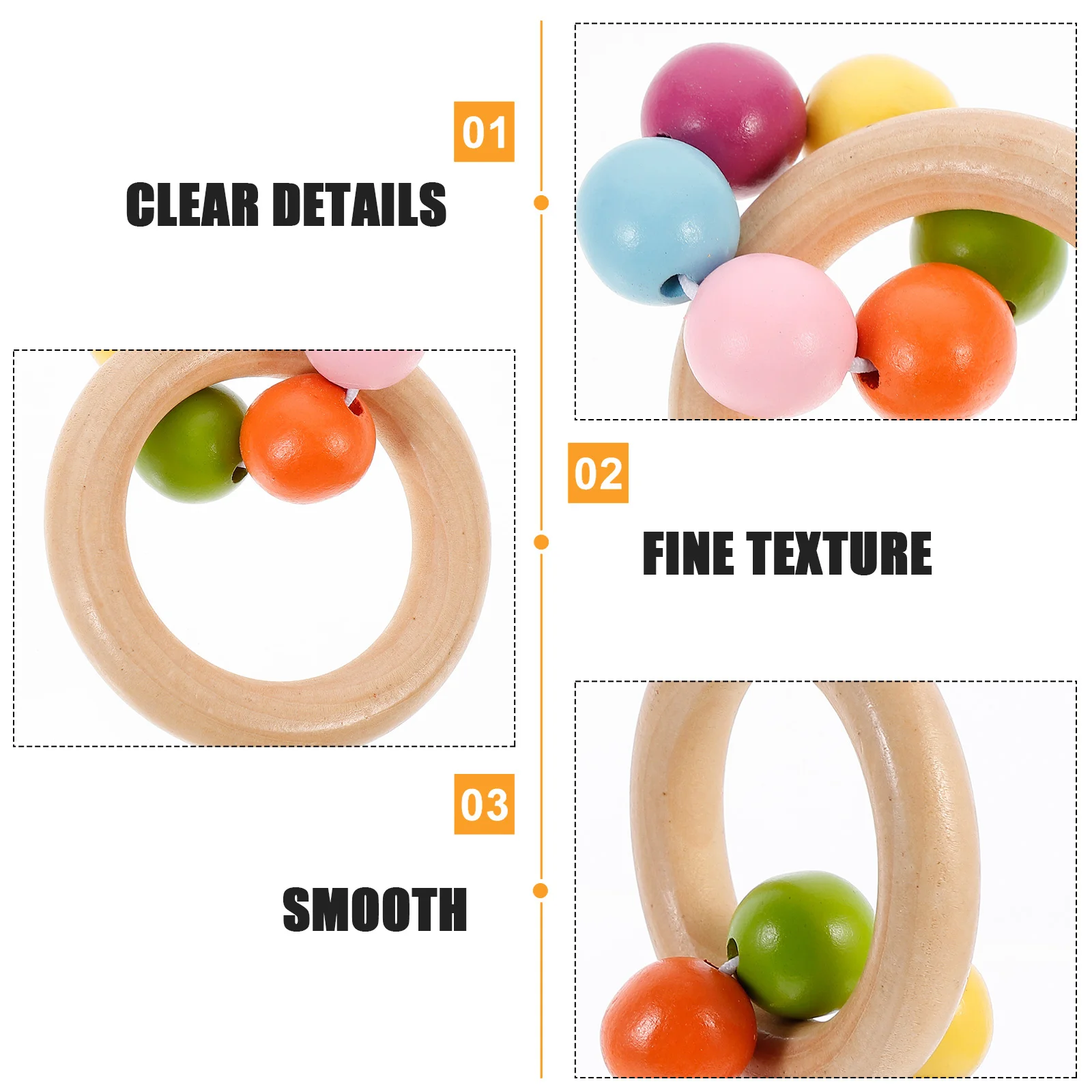 ของเล่นเขย่ามือเด็ก 2 ชิ้น ช่วยพัฒนาการเคลื่อนไหวมือ ฝึกการจับ สร้างความผ่อนคลาย กระตุ้นประสาทสัมผัส เสริมพัฒนาการด้านมอเตอร์สกิล