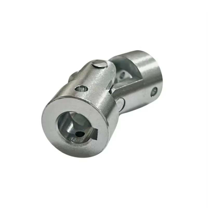 Giunto universale a sterzo singolo zincato con perno diametro esterno 28 mm e chiavetta con cuscinetto a blocco inclusa