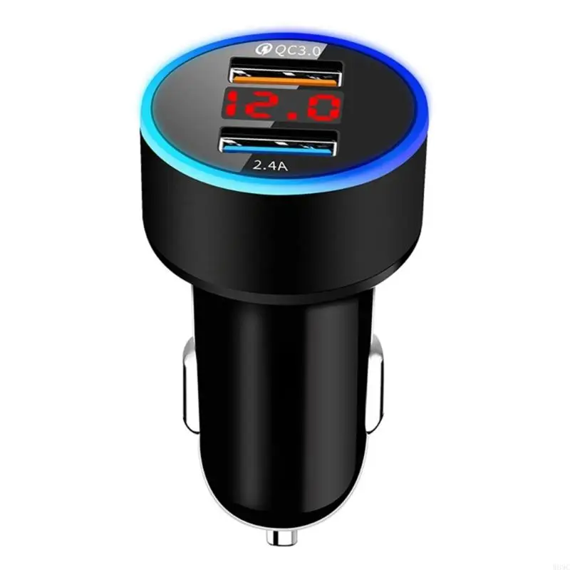 W89C per Dual USB Caricatore USB Digitale Adattatore alimentazione Voltmetro Durevole