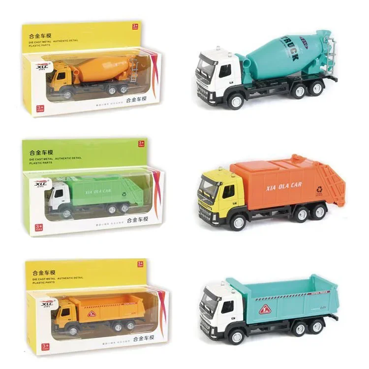 1/50 Alloy Diecast Mixer Truck City Truck Dumper Truck Model Toy