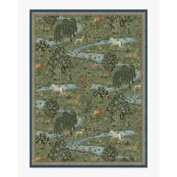 William Morris Owl Willow Nature Carpet Green Botanical Flower Animal Rug Modern Home Art Living Room Bedroom Decorative Carpet