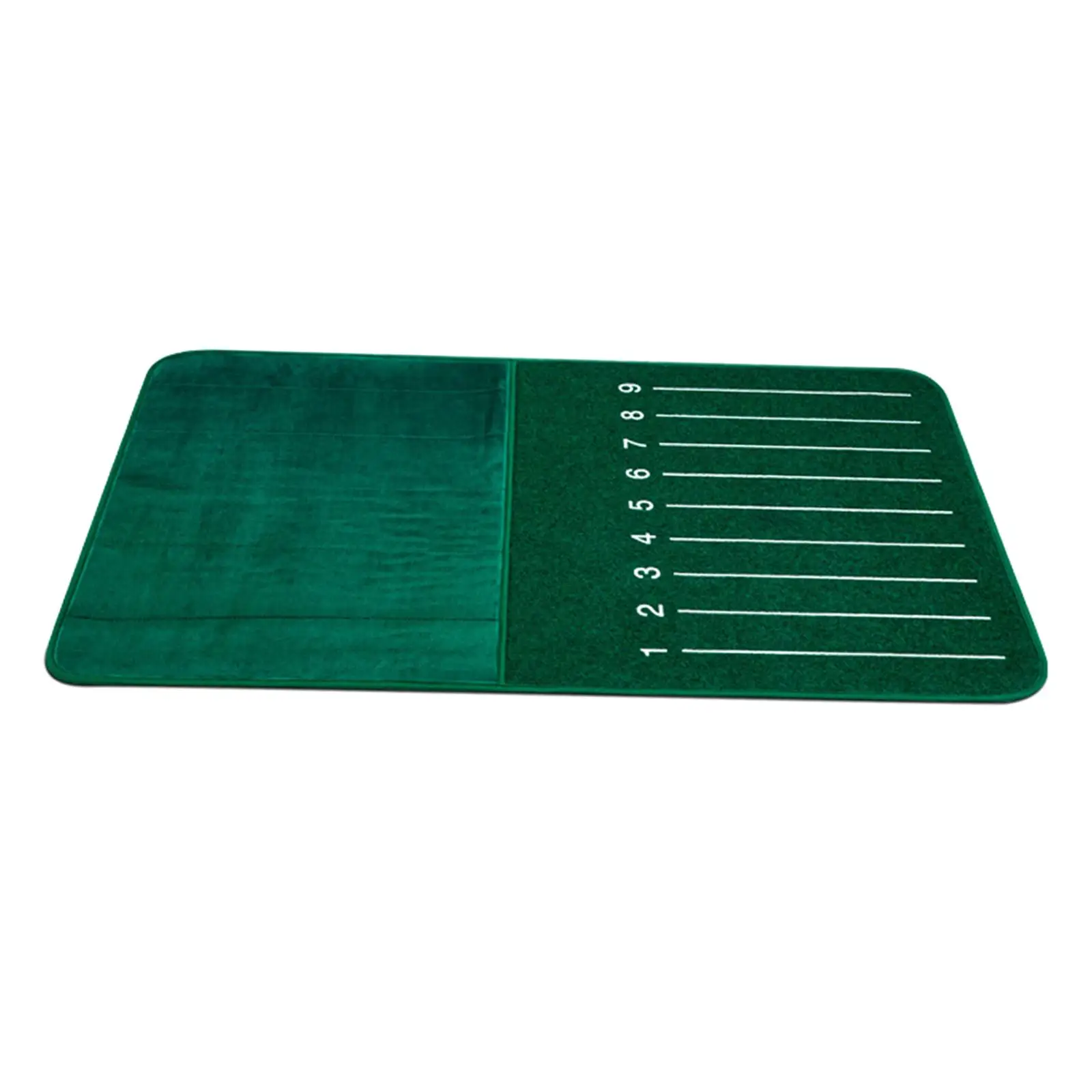 

Portable Velvet Golf Training Mat Golf Hitting Mat Golf Putting Mat Swing Detection Batting Chipping Nonslip for Indoor Outdoor