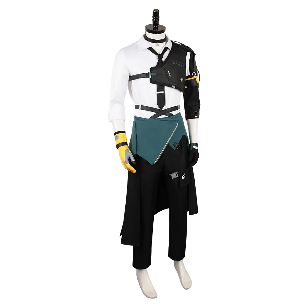 Disfraz de Asaba Harumasa para hombre y adulto, traje de Cosplay con cintura, camisa, pantalones, Anime, juego Zenless, Halloween, carnaval, fiesta