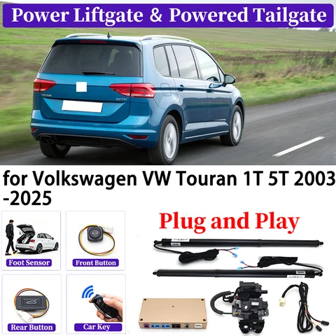 ZJCGO for Volkswagen VW Touran 1T 5T 2003-2025 OEM Upgrade Car Automatic Power Liftgate Kit Smart Auto Electric Tailgate System