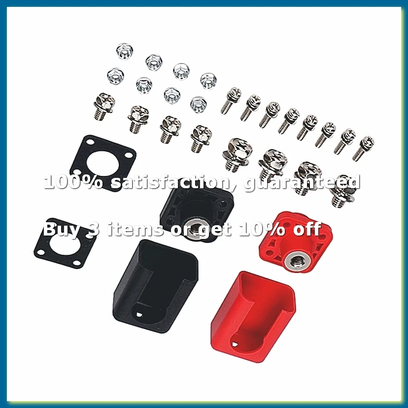 1Pair 200A High Current Lithium Battery Energy Storage Battery Terminals Connector Terminal Block Set