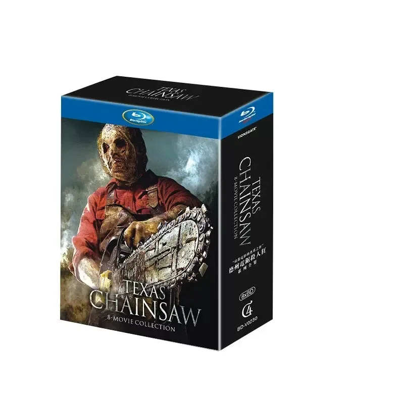 BD Blu-ray High Definition Horror Movie Texas Chainsaw Massacre Series Complete 8 Disc Set