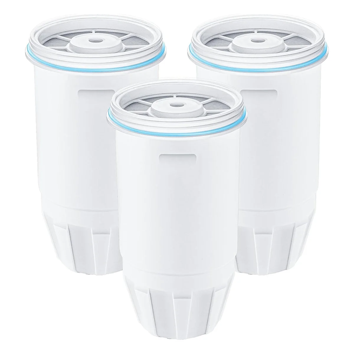 3Pcs Water Filters Replacement for Zero ZR-001,ZR-003 ZR-004, ZR-006 Water Pitchers and Dispenser,Multi-Layer Filtration