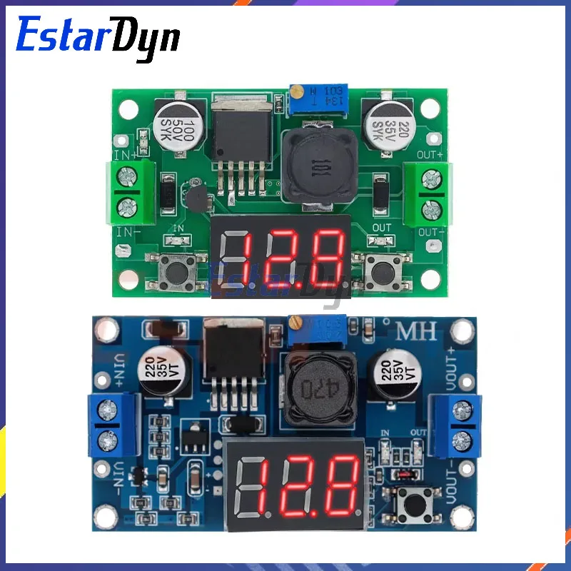 Estardyn LM2596 BUCK 3A DC-DC Voltage Adjustable Step Down Module 4.0~40V to 1.25-37V Adjustable Regulator With LED Voltmeter