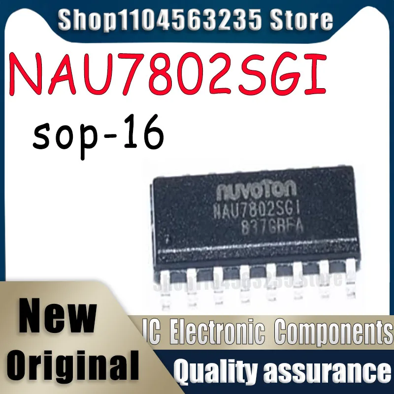 

(1piece)100% New NAU7802SGI NAU7802 SOP-16 In Stock IC