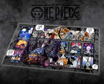 60*35*0.2cm 動畫海賊王OPCG DIY遊戲卡牌遊戲墊 索隆 路飛 佩羅娜 漢庫克 娜美 羅 薇薇 漫畫系列收藏玩具 12 最佳銷售 一件式摩托車 - №5