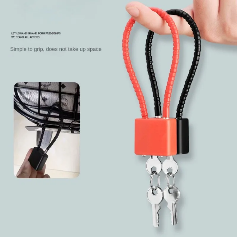 20/28/38cm Safety Anti-Theft Portable Hardened Outdoor Plastic Steel Cable Shot Padlock key Length Gun trigger Lock locker lcoks