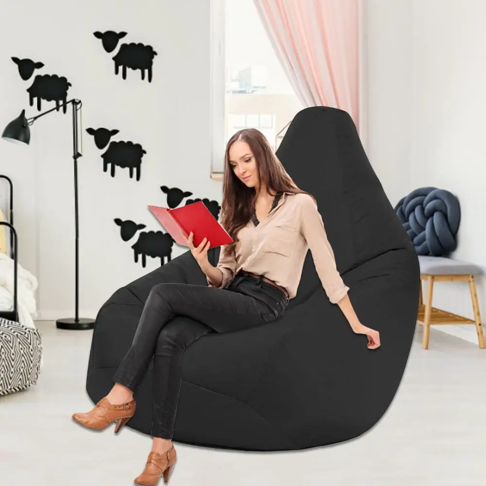 Lazy BeanBag Sofas Cover Chair No Filler Oxford Waterproof Lounger Seat Bean Bag Pouf Puff Couch Tatami cushion 25436748