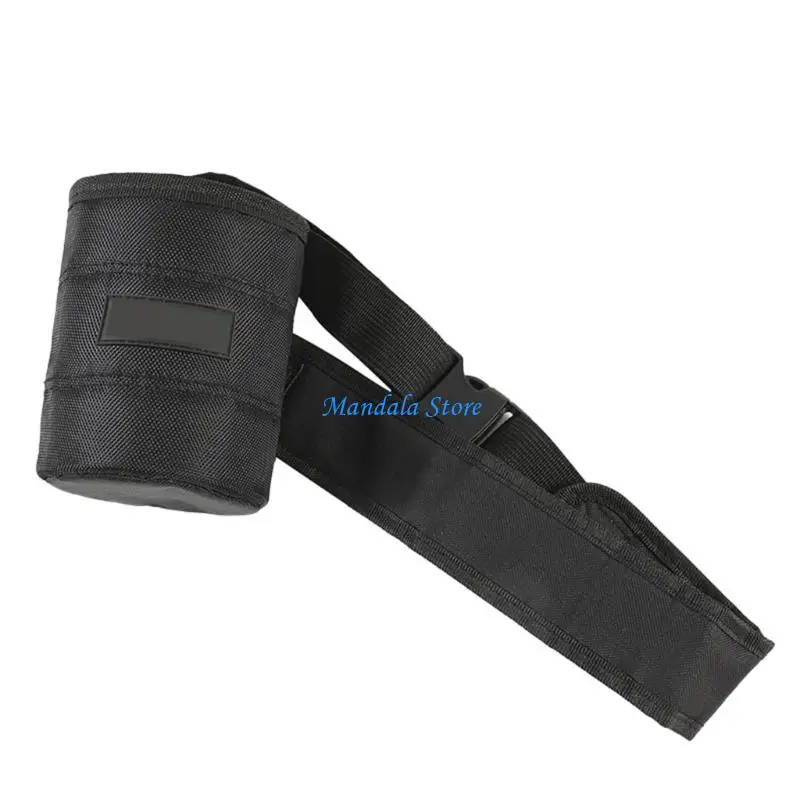 

U2JC Tool Belt Cylinder Storage Bag, Large Capacity Waist Pack for Electrician Tool Home Repair Essential Organized Work